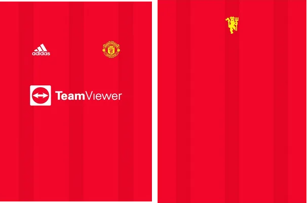 1a equipacion manchester united 2021 22 vector free