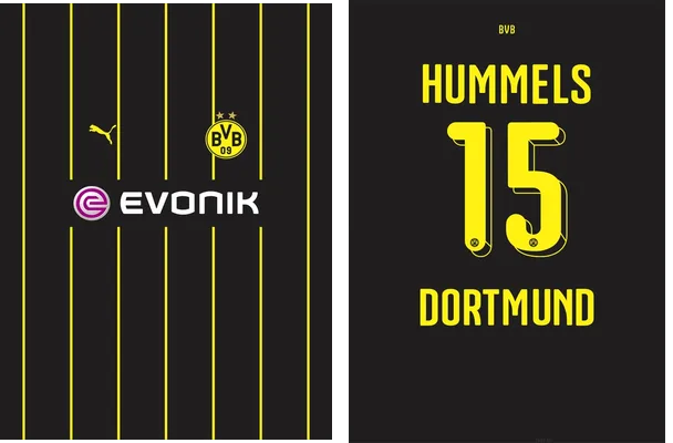 2. Borussia Dortmund Away Jersey 2015 16