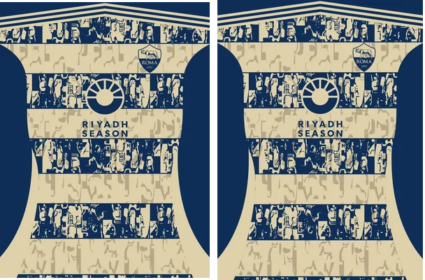 AS Roma Grunge Blue Concept