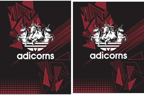 Adicorns Negro Rojo