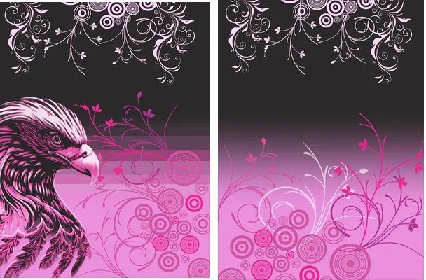 Aguila Floral Rosa 25