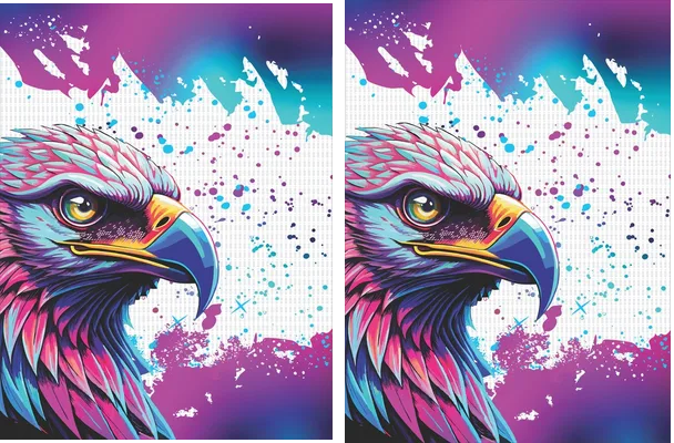 Aguila IA Grunge colores