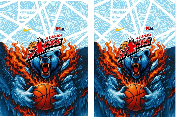 Alaska Aces Basketball Concept