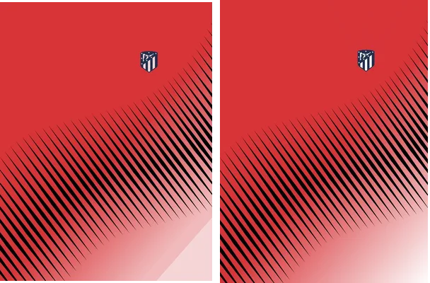 Atletico Madrid Lineas Degrade