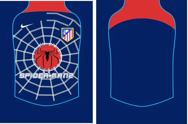 Atletico Madrid Spiderman Retro