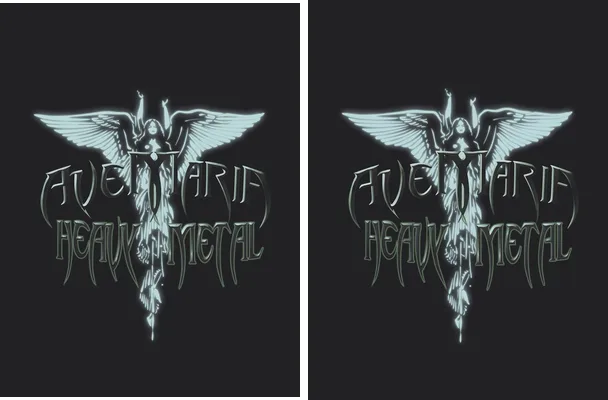 Ave Maria Heavy Metal Design