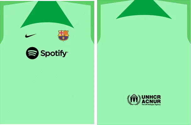 BARCELONA ARQUERO VERDE NIKE 2023 2024