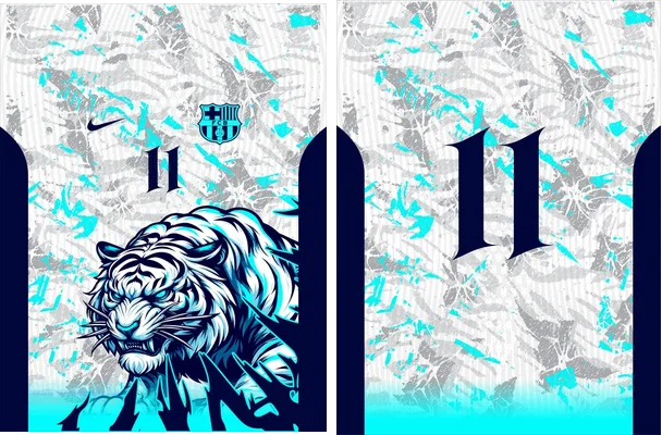 BARCELONA FANTASY TIGRE CELESTE 2025