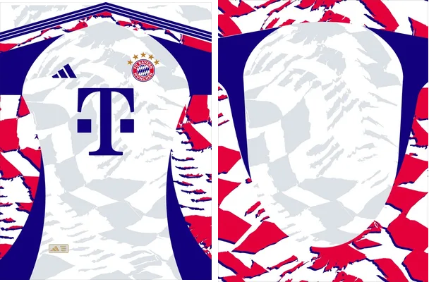BAYERN MUNICH CONCEPTO ABSTRACTO ROJO BLANCO 2026