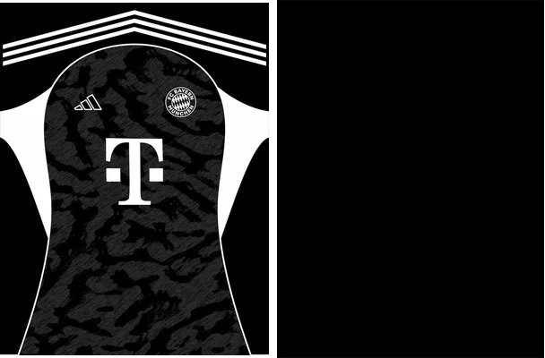BAYERN MUNICH CONCEPTO TEXTURA NEGRO 2026