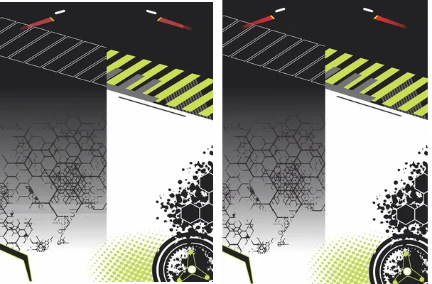BLACK GEOMETRIC DESIGN