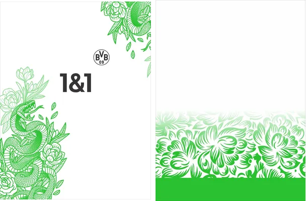 BORUSSIA D. CONCEPTO SERPIENTE FLORAL
