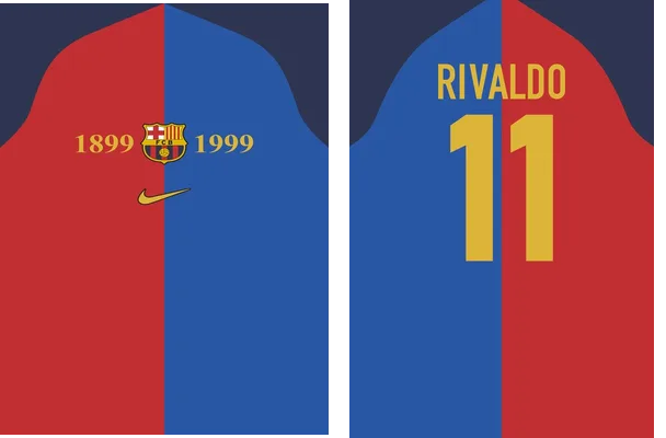 Barcelona Jersey Centenario 1899 1999