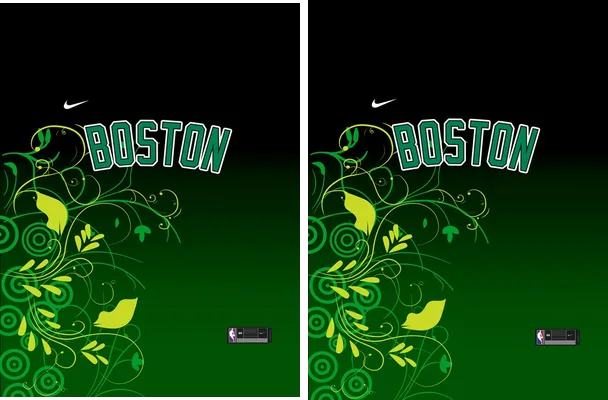 Boston Celtics Concept Floral
