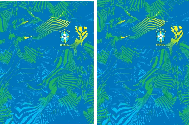 Brasil Textura azul verde