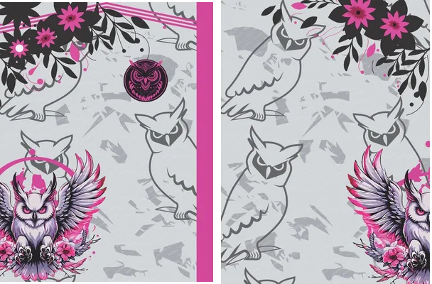 Buho Floral Fucsia Q 1