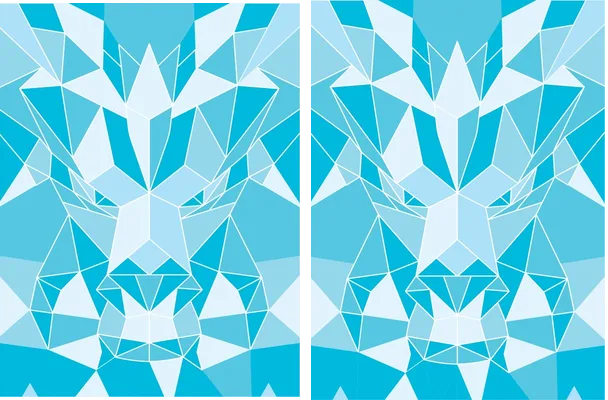 Chinito Espejos Cyan