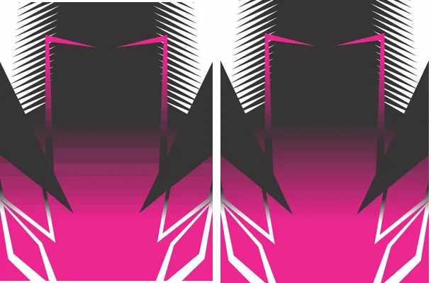 Chinito Negro Fucsia