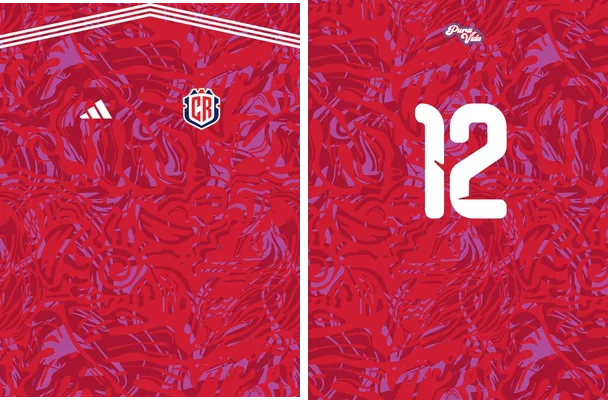 Costa Rica Home Kit World Cup 26