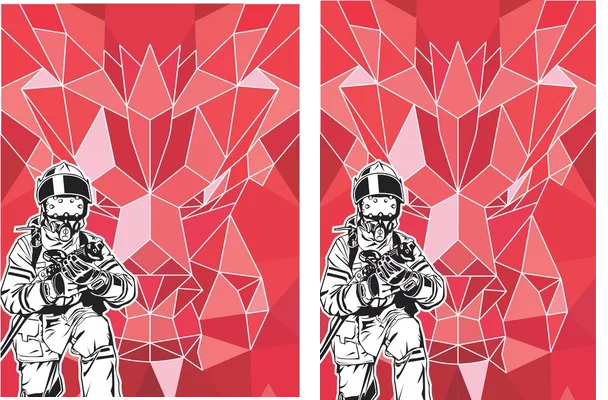 DESIGN BOMBEROS GEOMETRIC