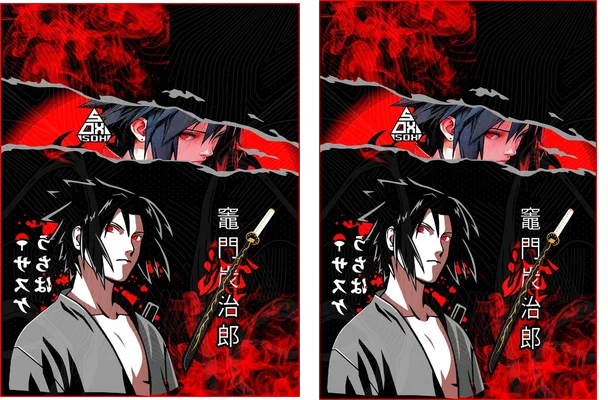 DESIGN SASUKE UCHIHA