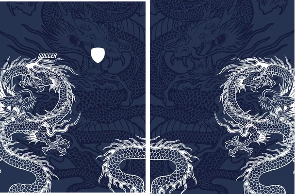DRAGÓN BLANCO AZUL 2025