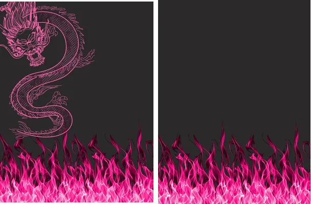 DRAGÓN FUEGO FUCSIA