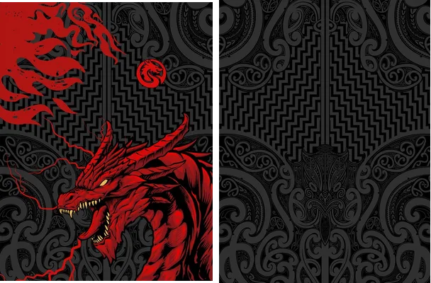 DRAGÓN ROJO TEXTURA INTERCLASSE 2025