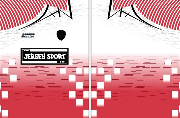 Degradado Rojo Blanco Sport
