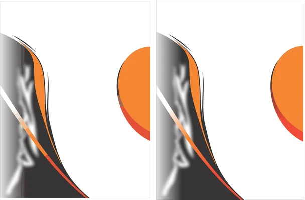 Degrade Blanco Naranja VS25