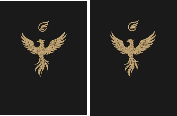 Design Ave Fenix Dorado