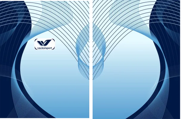 Design Celeste Lineas Azul Q 1