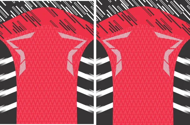 Design Geometric Red black