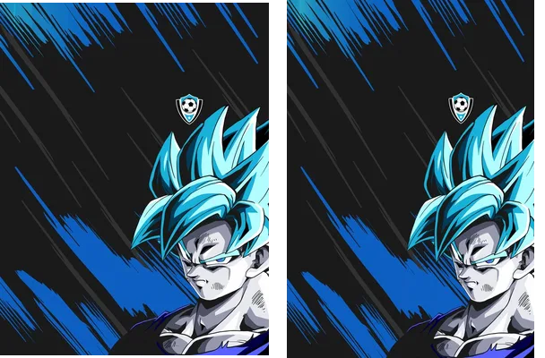 Design Goku Blue