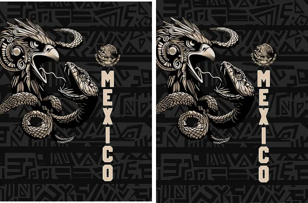 Design Mexico Aguila Azteca