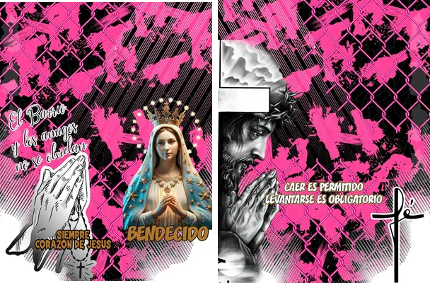Design Religioso Rosa VS25