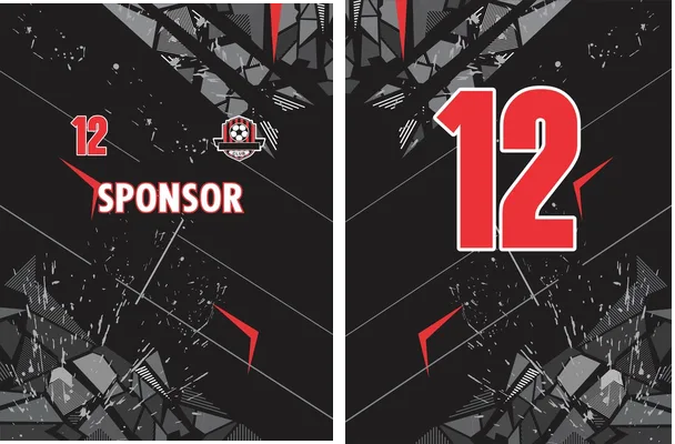 Design Sponsor Negro Rojo VS25
