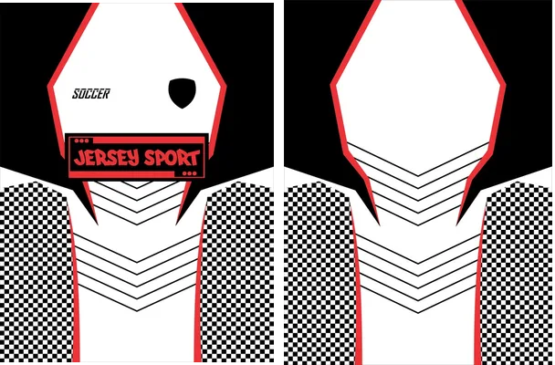 Design Sport Geometric Negro 25