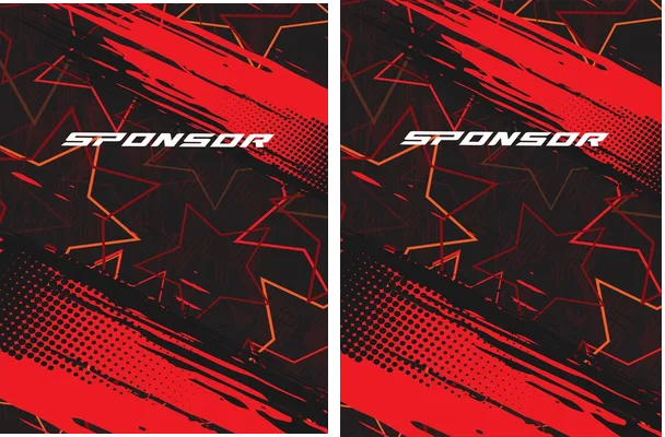 Design Sport Grunge Rojo Negro VS25