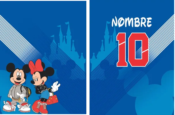 Disney Mickey Minnie Blue