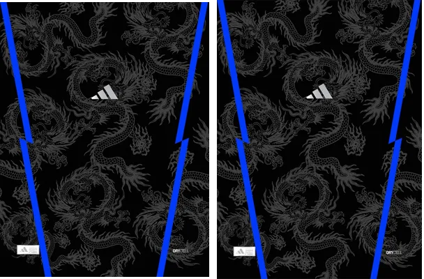 Dragon Pattern Black