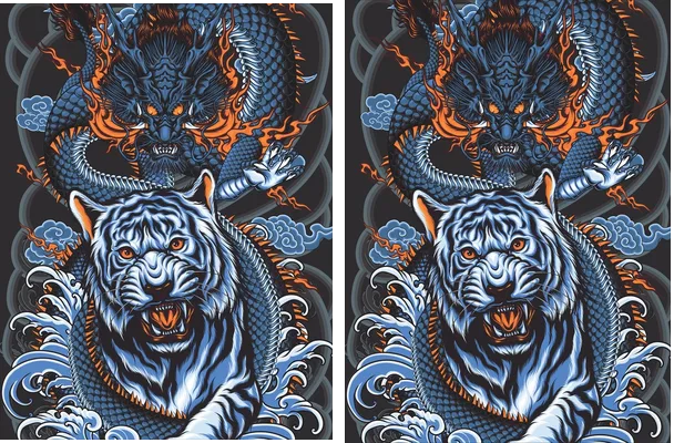 Dragon VS Tigre