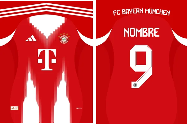 FC Bayern Munich Home Kit 25 26