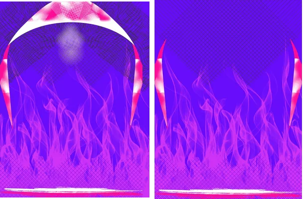 FUEGO MORADO TEXTURA 2024
