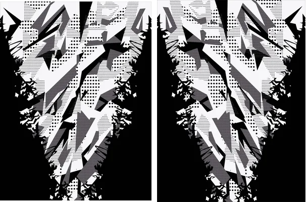 Fergus Geometric Blanco