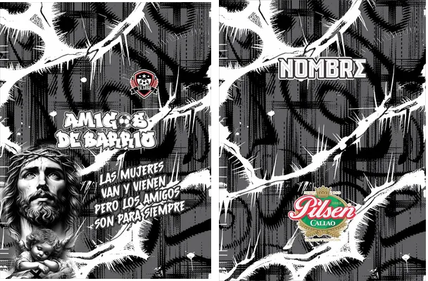 Futsalero Jesus Negro Blanco