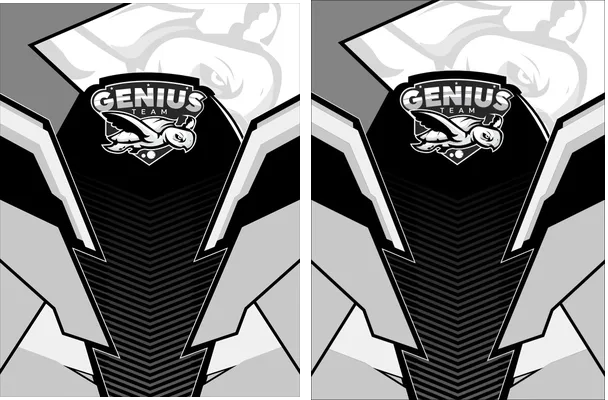 GENIUS TEAM DESIGN VECTOR