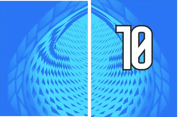Geometric Azul Cielo 25
