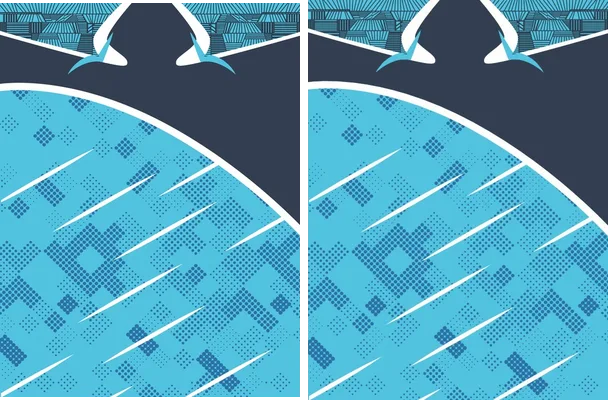 Geometric Blue Design