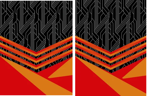 Geometric Orange Basketball